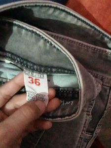Grey Washed Denim Jeans