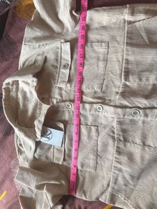 Beige Corduroy Shirt Dress🦋💐
