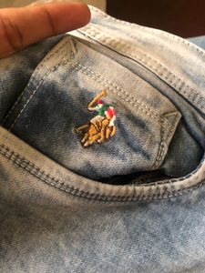 Men's Light Wash Denim Jeans