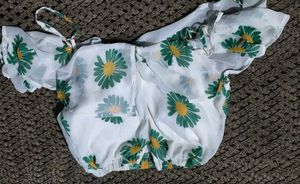 Floral Ruffle Skirt &amp; Top Set