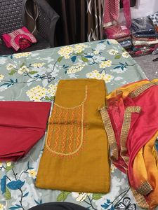 Embroidered Kurta Set with Dupatta