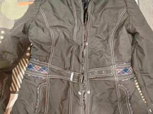 Stylish Brown Belted Jacket winters kids