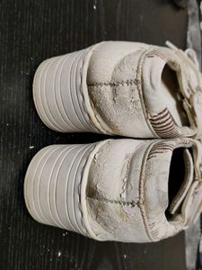 White Casual Loafer Shoes