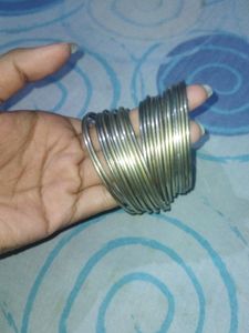 Silver Metal Bangles
