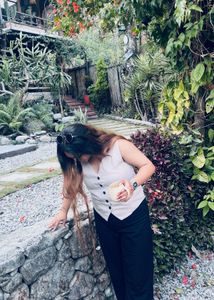 Wide Leg Black Trousers