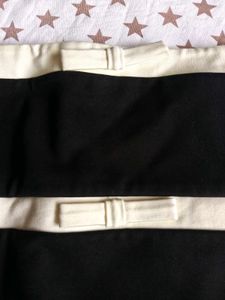 Black &amp; Cream Bow Detail Tube Top