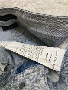 Calvin Klein Women's Blue Denim Jeans
