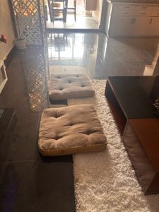 cozy floor sitting