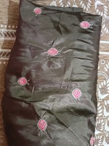 Embroidered Silk gown