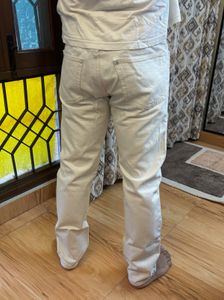 H&amp;M White Denim Jeans