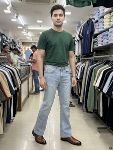 Light blue bootcut Denim Jeans