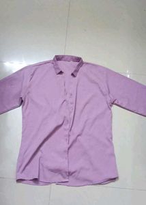 Lavender Button-Down Shirt
