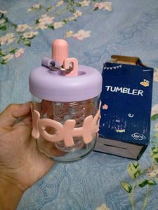 Cute Glass Tumbler💫