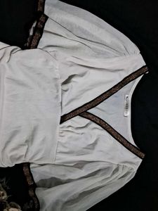 white ruched mini dress.