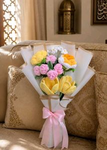 Handmade Crochet Flower Bouquet