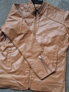 Zara Brown Faux Leather Jacket