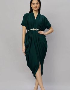 Elegant Green Dhoti Style Dress S to M size ! with