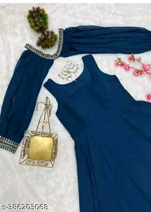 Elegant Teal Ethnic Gown
