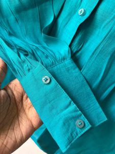 Teal Bow Shirt