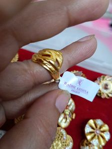 2 ring ka combo  Gold-Plated Jewellery Set