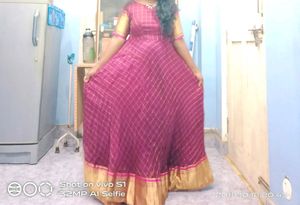Pure Organza Customized Long Dress