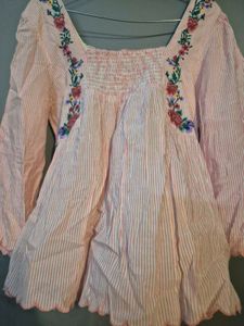 Floral Embroidered Top