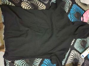 Men's Black Hoodie Shirt
