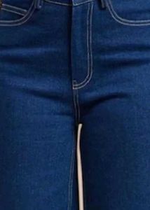 Wide Leg Dark Wash Denim Jeans