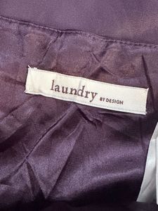 Elegant Purple Satin Dress