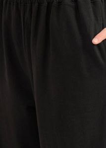 Black Wide Leg Casual Pants