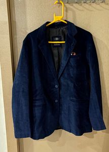 Men's Navy Corduroy Blazer