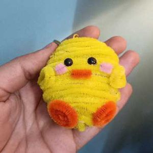 Cute Yellow Duck Keychain Charm