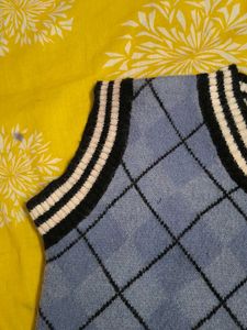 Argyle Knit Vest
