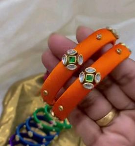 beautiful silk thread Bangles