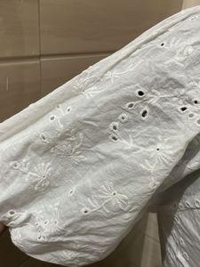 White Broderie Anglaise Corset Top