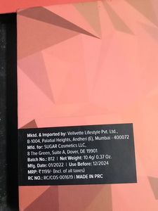 Sugar Cosmetics 02 Warrior Blend