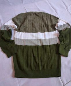 Men's Striped Knit Sweater
