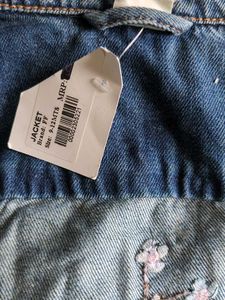 Cute Embroidered Denim Jacket