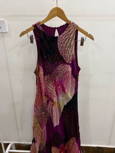 Orchid Printed Embellished Maxi Dress