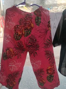 Floral Print Palazzo Pants