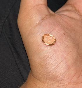 Oval Cut  peach gemston