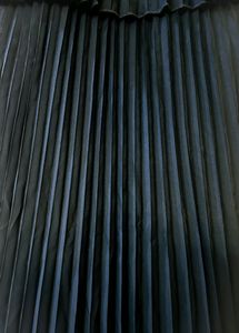 Sassafras Black Spaghetti Strap Pleated Dress