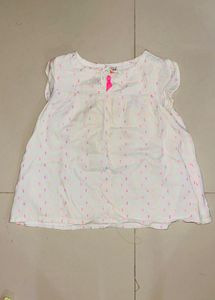 Baby Girl's White Tassel Dress