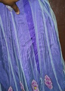 Beautiful Embellished Purple frock