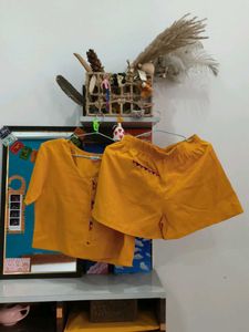 Yellow Night Wear Set