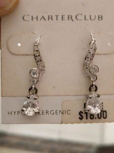 AMERICAN DIAMOND CUTE DANGLES
