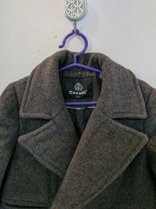 Unisex Stylish Grey Peacoat