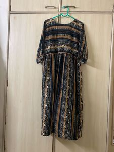 Boho Print Midi Dress
