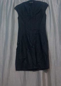 casual mini denim dress