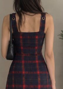 Chic Plaid Mini Dress